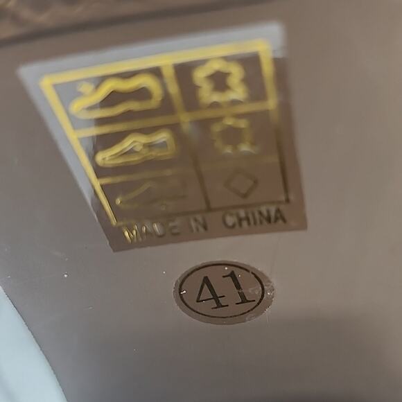 ANTELOPE I41 CUFF SANDALS TAUPE TAN SUEDE OPEN TOE BLOCK HEEL SIZE 41 NWOB - Picture 15 of 16